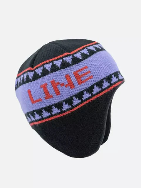 Line - Heater Beanie - Purple