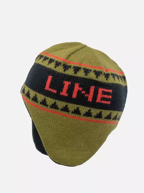 Line - Heater Beanie - Olive