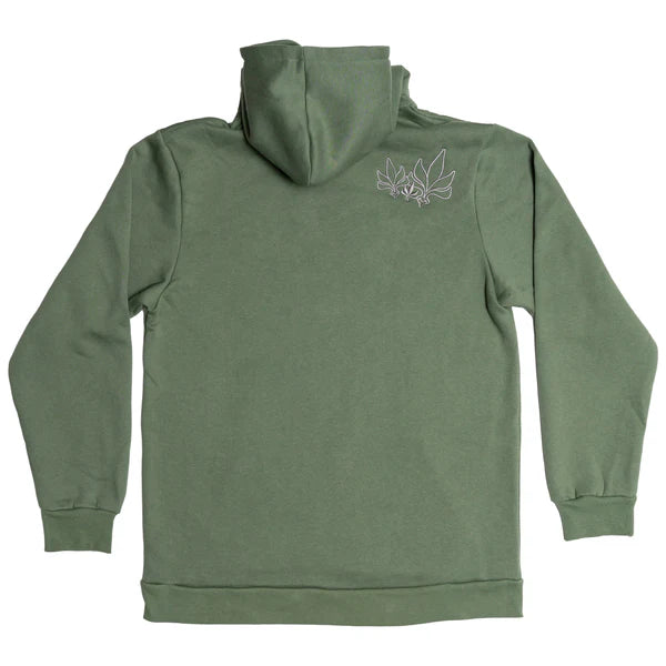 Tall T - Classic Logo Hoodie - Sage / Silver
