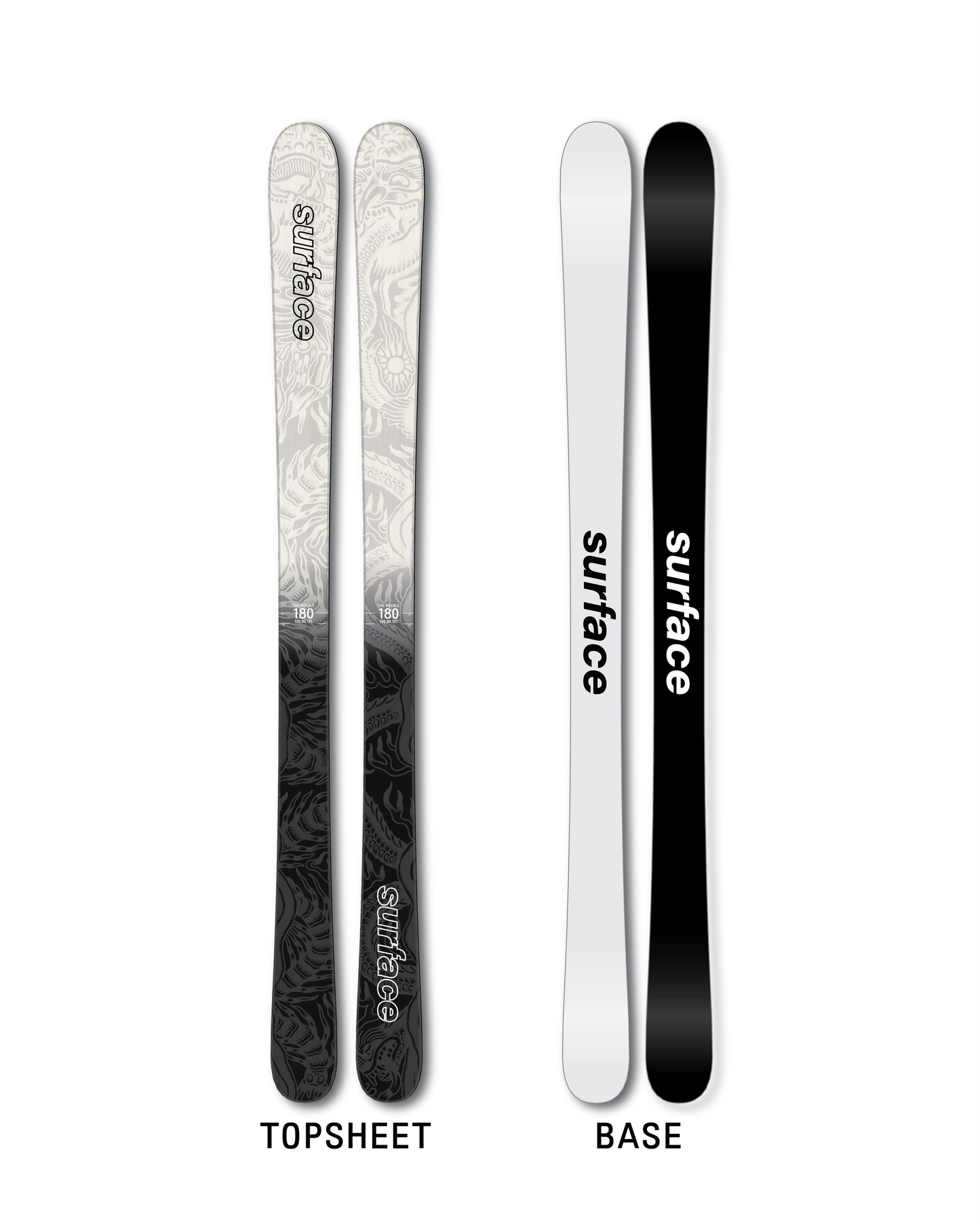 Surface Skis - The Royale