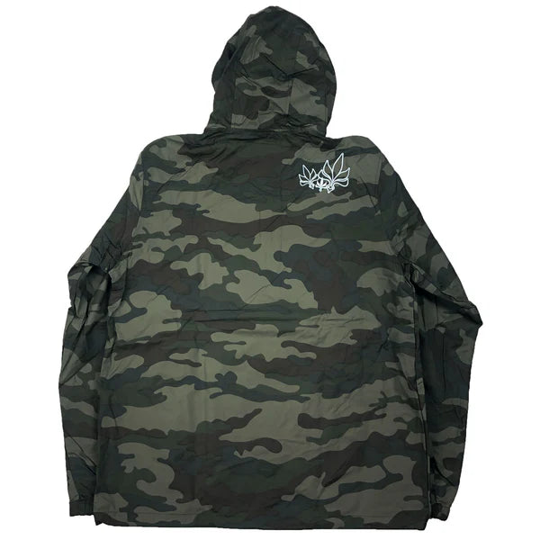 Tall T - Anorak Windbreaker - Camo / White