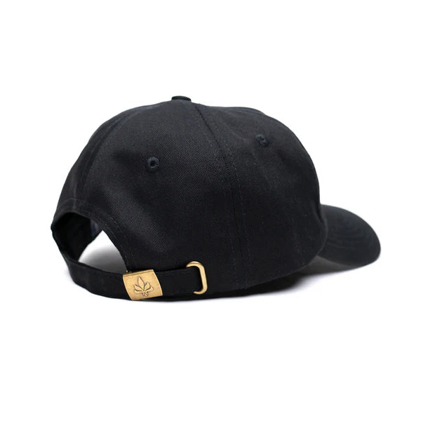 Tall T - Dad Hat - Leaf - Black/White