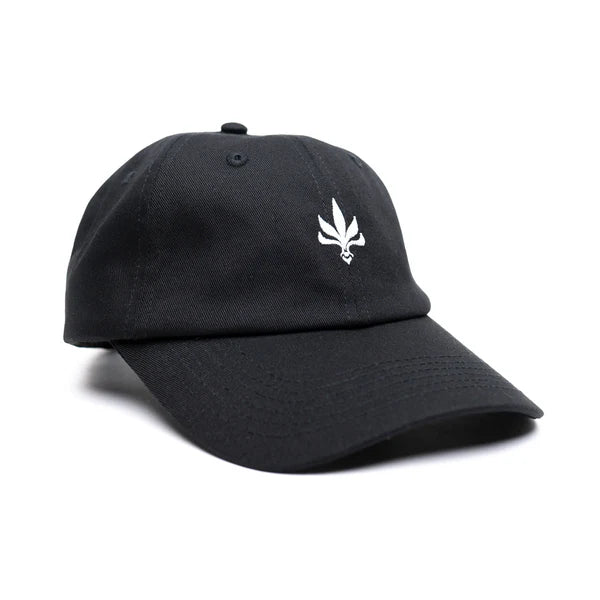 Tall T - Dad Hat - Leaf - Black/White
