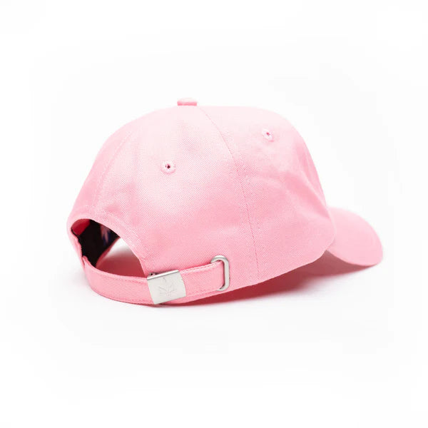 Tall T - Dad Hat - Classic Logo - Pink/Silver