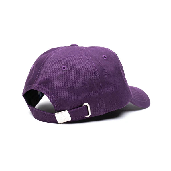 Tall T - Dad Hat - Classic Logo - Purple/White