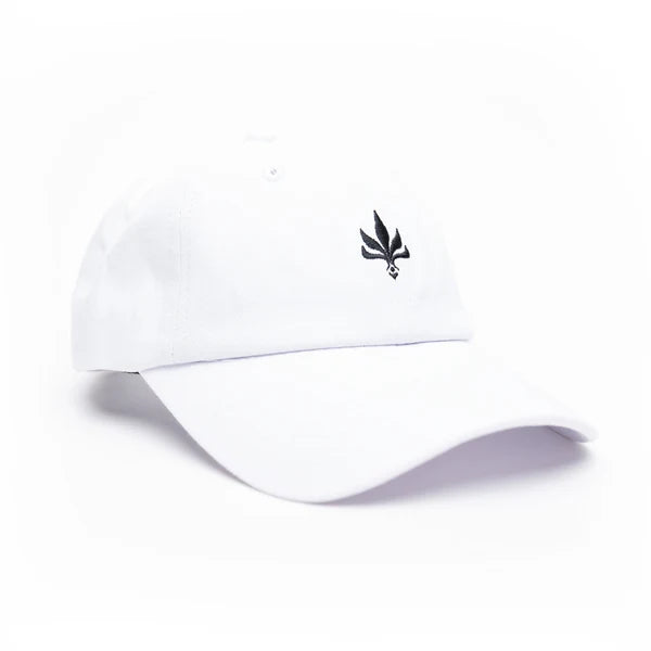 Tall T - Dad Hat - Leaf - White/Black