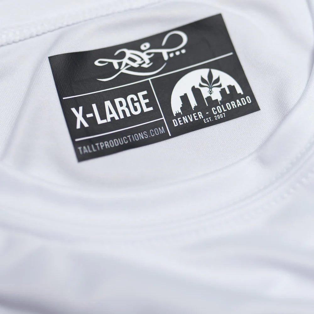 Tall T - Dry Fit - Classic Logo - White
