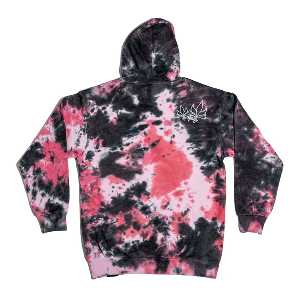 Tall T - Classic Logo Hoodie - Pink Tye Dye