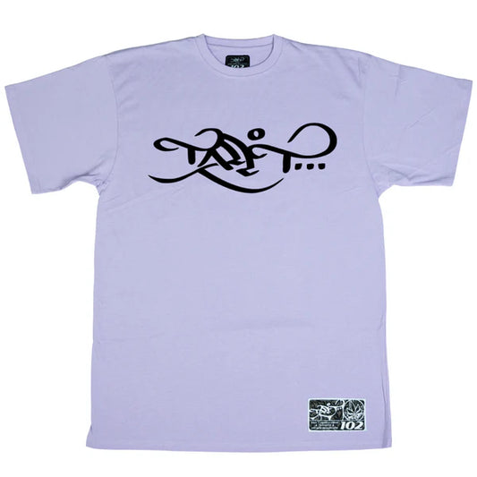 Tall T - Classic logo - Lavender / Black