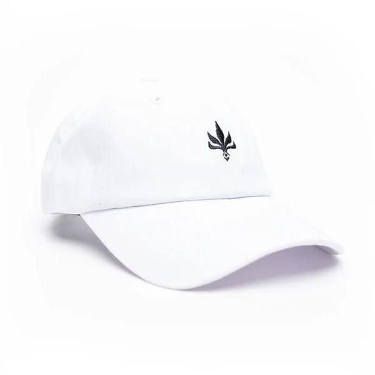 Tall T - Dad Hat - Leaf - White/Black